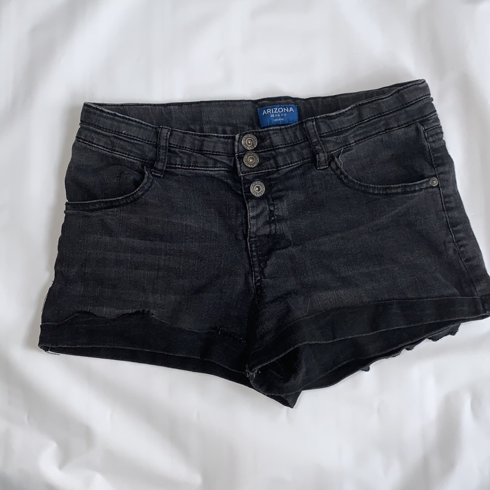 Arizona Jeans | Shorts Black Size 16 Plus Elastic Straps to adjust size